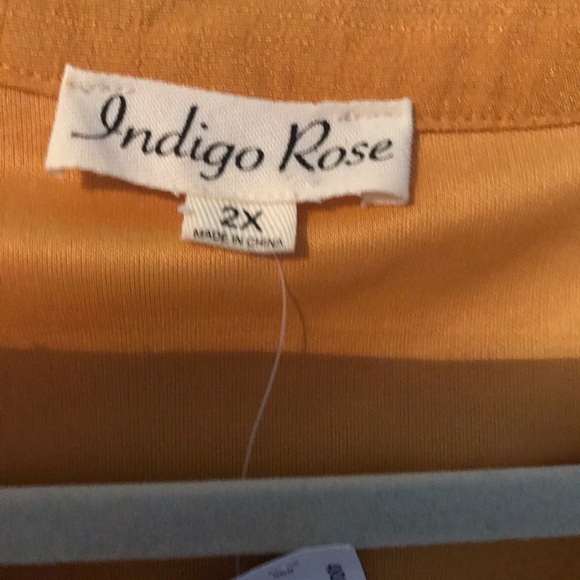 NWT Indigo rose dress with cute waist and shoulder detail size 2X - Picture 4 of 7